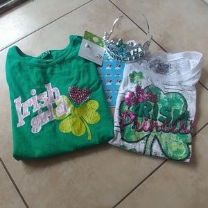 St. Patrick's Day Bundle Pack- tops, earrings, etc